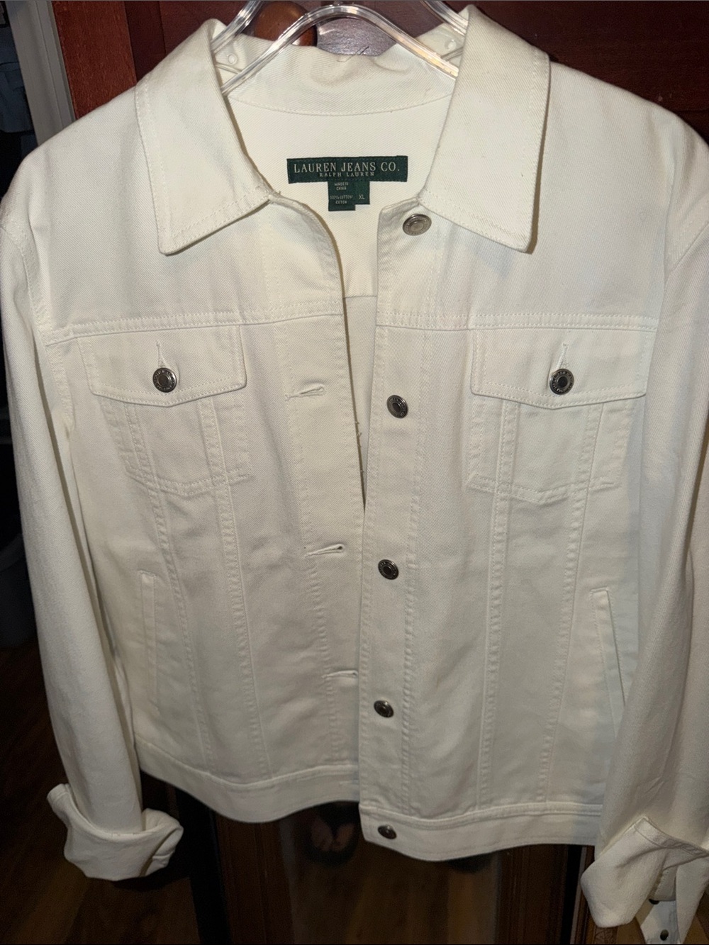 Lauren Ralph Lauren -White Denim Jacket